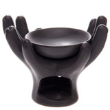 Ceramic Oil Burner - Open Hands 14cm (Set of 2 Assorted)