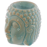 Head Oil Burner - Small Crackle Glaze Ceramic Buddha (Box of 12)