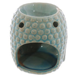 Head Oil Burner - Small Crackle Glaze Ceramic Buddha (Box of 12)