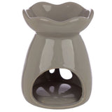 Ceramic Oil and Wax Burner - Eden Grey and Pastel Tone Floral (Set of 3 Asstd)
