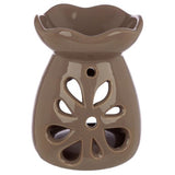 Ceramic Oil and Wax Burner - Eden Grey and Pastel Tone Floral (Set of 3 Asstd)