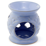 Ceramic Oil Burner - Eden Scallop Cut Out 10cm (Set of 3 Asstd)