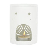 Oil Burner - White Angel Cut Out Oil Burner