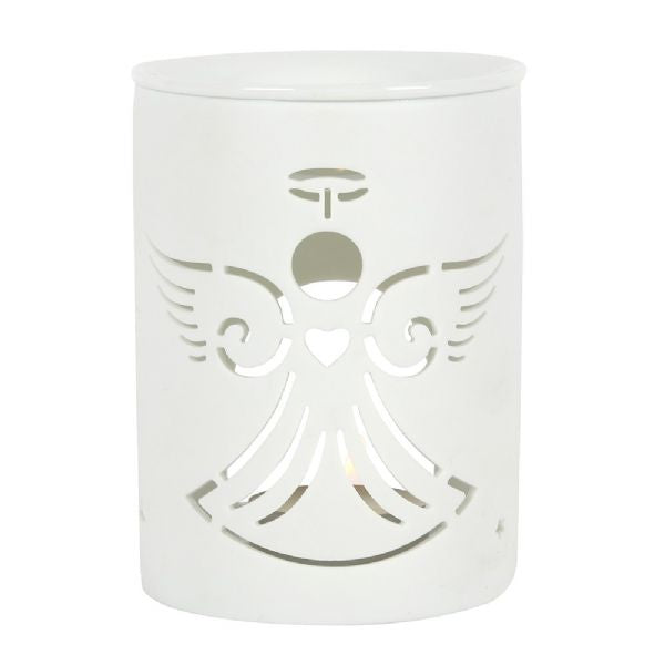 Oil Burner - White Angel Cut Out Oil Burner