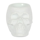 Oil Burner - White Skull Oil Burner