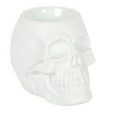 Oil Burner - White Skull Oil Burner