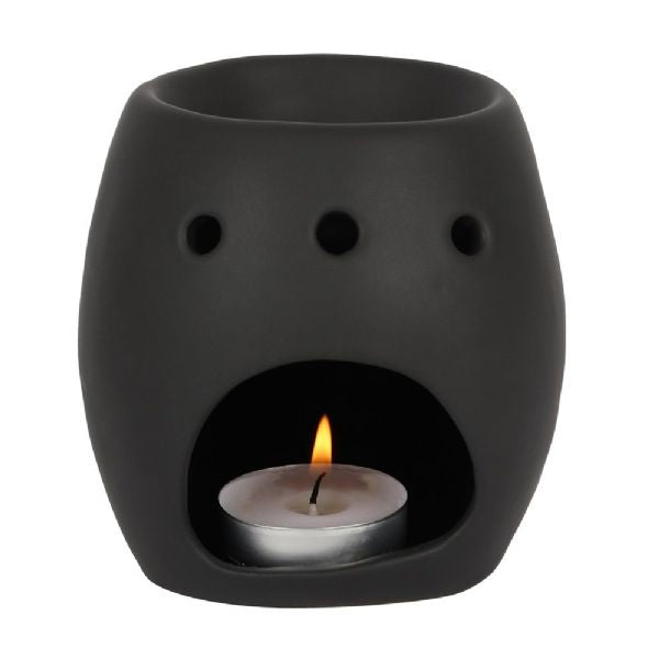 Oil Burner - Black Skull Oil Burner