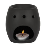 Oil Burner - Black Skull Oil Burner