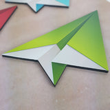 Wall Art - Printed Origami Planes Set