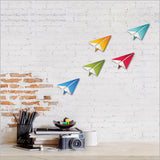 Wall Art - Printed Origami Planes Set