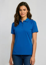 Sprint Womens Short Sleeve Polo - Royal