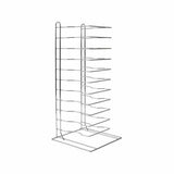 Heavy Duty Pizza Stand Heavy Duty 11 Slot Chrome