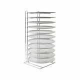 Heavy Duty Pizza Stand Heavy Duty 11 Slot Chrome