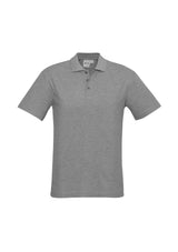 Kids Crew Polo - Grey Marle - Size 12 - Biz Collection