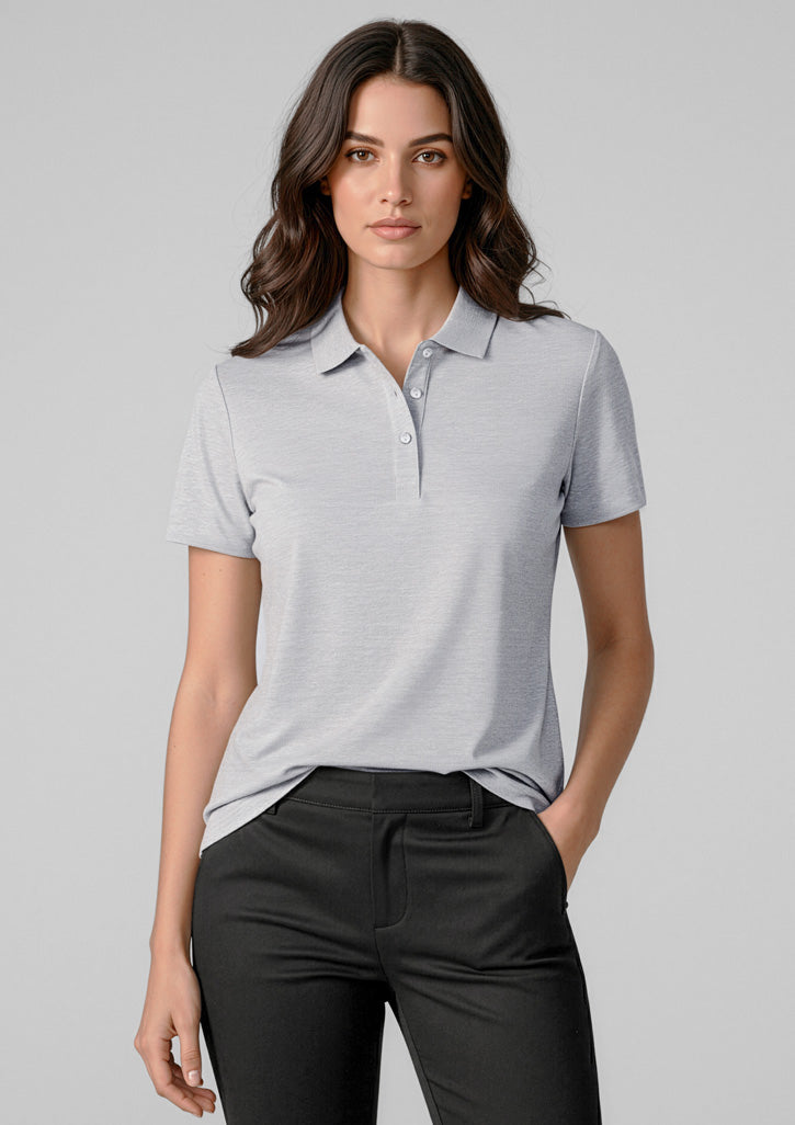 Orbit Womens Short Sleeve Polo - Navy