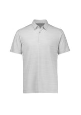 Orbit Mens Short Sleeve Polo - Silver