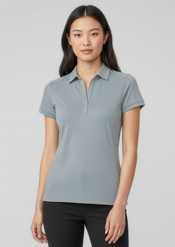 Profile Womens Short Sleeve Polo - Black