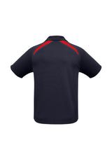 Mens Splice Polo - Navy/Red - Size M - Biz Collection