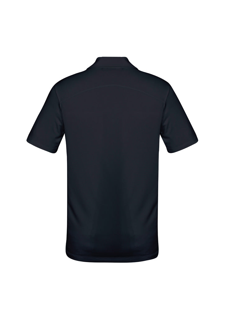 Aero Mens Short Sleeve Polo - Solid Black