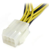 15cm PCI Express Power Splitter Cable for Dual GPU Setups - 6-pin to Dual 6-pin Connector