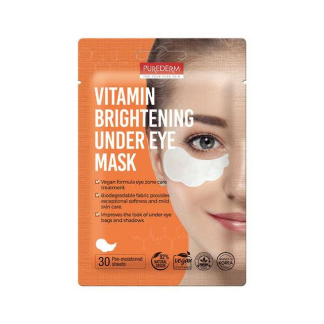 Hydrating under eye mask designed for dark circles and puffiness, featuring a biodegradable flying wing shape for full coverage.