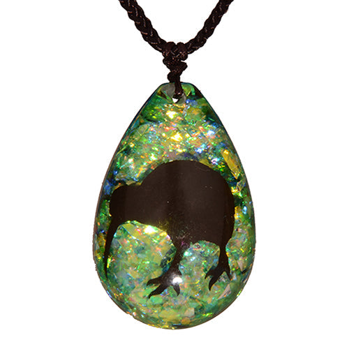 Resin Kiwi Pendant - Smartfox