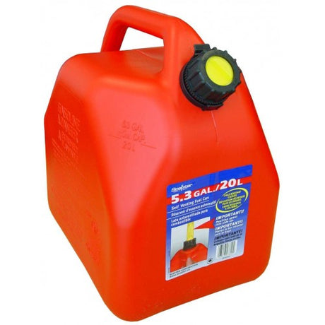 20 Litre Petrol Plastic Container designed for safe fuel storage with easy pour spout and durable construction.