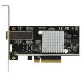 High-Speed 1-Port 10G SFP+ Fiber Optic Network Card with Intel Chip - PCIe - MM Optics