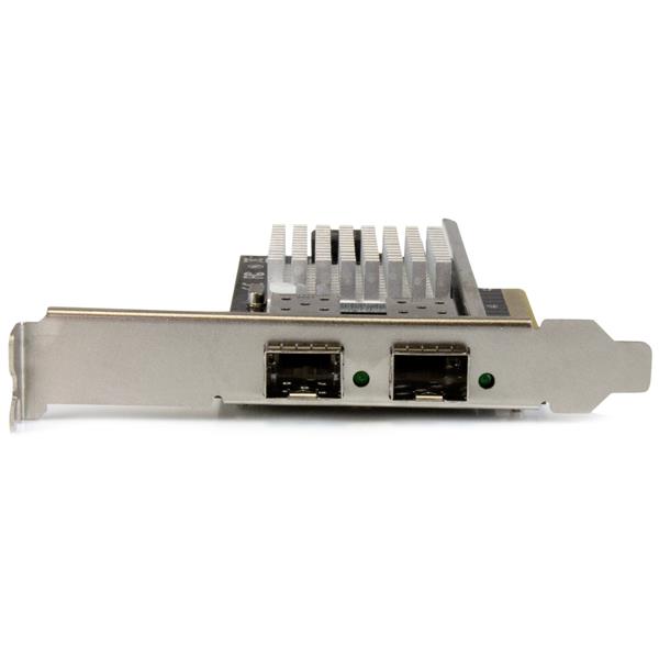 2-Port 10G PCIe Fiber Network Card with Open SFP+ Slots - Intel Chip for High-Speed Connectivity