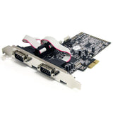 High-Speed 4 Port PCI Express RS232 Serial Adapter Card with 16550 UART - Lifetime Warranty