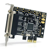 4-Port RS232 Serial Card for PCI Express with Breakout Cable - Enhance Connectivity Options