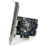 2x eSATA + 2x SATA III PCI Express Controller Card for High-Speed Storage Expansion