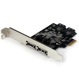 2x eSATA + 2x SATA III PCI Express Controller Card for High-Speed Storage Expansion