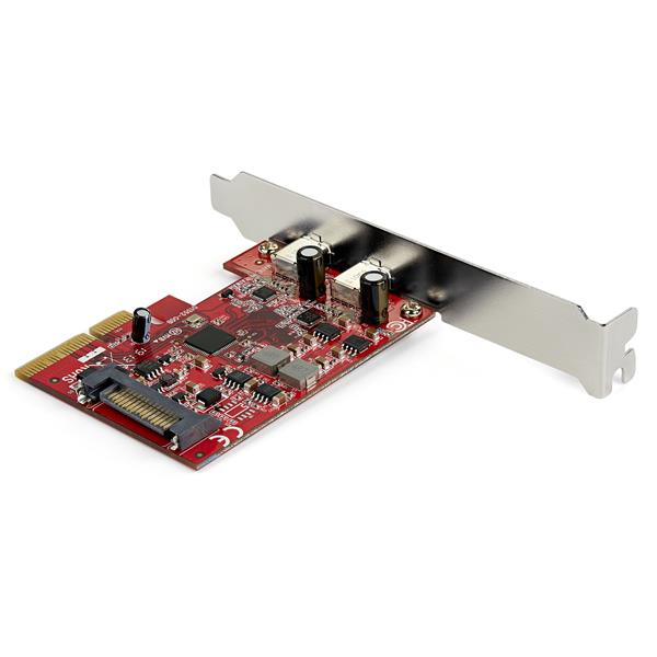 PCIe USB 3.1 Card - 2x USB 3.1 Type C Gen 2 10Gbps PCI Express