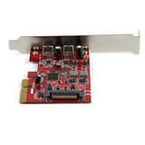 PCIe USB 3.1 Card - 2x USB 3.1 Type C Gen 2 10Gbps PCI Express
