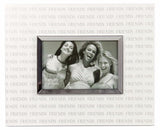 Shadow Words White Silver Photo frame - Friends