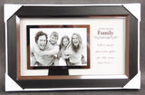 Photo Frame With Mirror Edge - Family