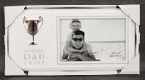 Photo Frame With Silver Trophy - Dad