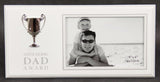 Photo Frame With Silver Trophy - Dad