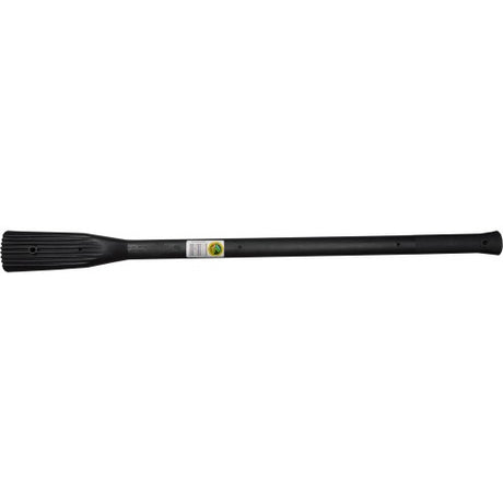 Durable 36" pick handle with fiberglass core and ergonomic grip, ideal for heavy-duty tasks in construction and landscaping.