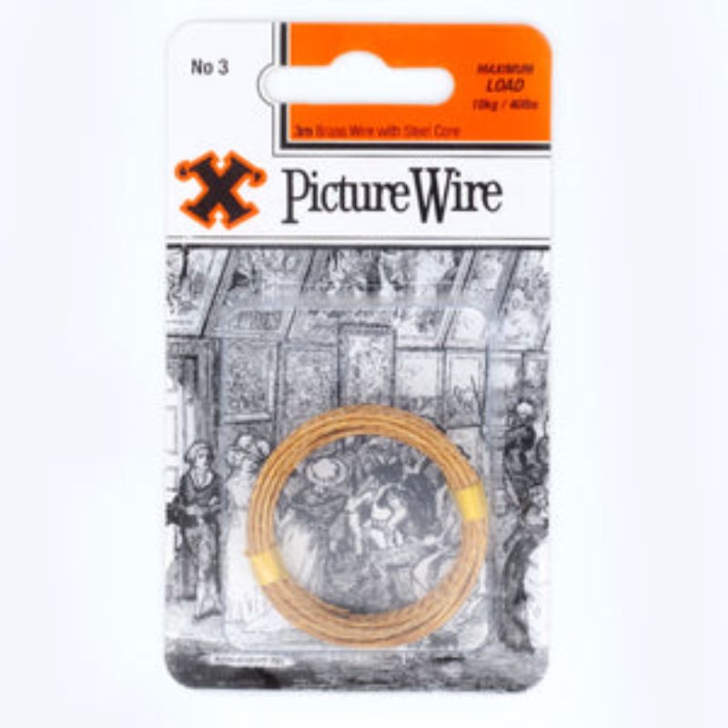 Picture Wire - 18kg Capacity #3 Bayonet X