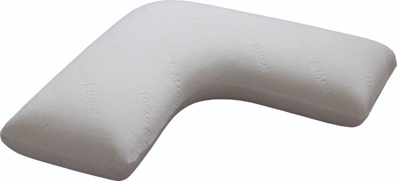 V Shape Memory Foam Pillow (White) by Logan & Mason  *CLEARANCE PRICE*