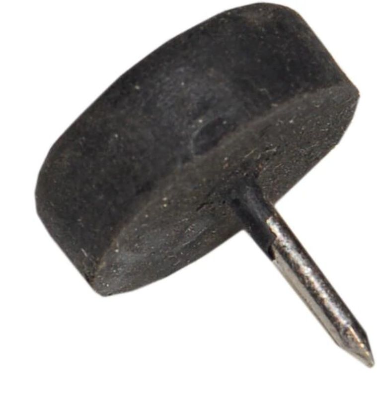 Seat Buffers - Rubber Pin Type Black (15mm)