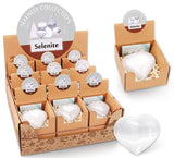 Crystals - Selenite Heart (Box of 18)
