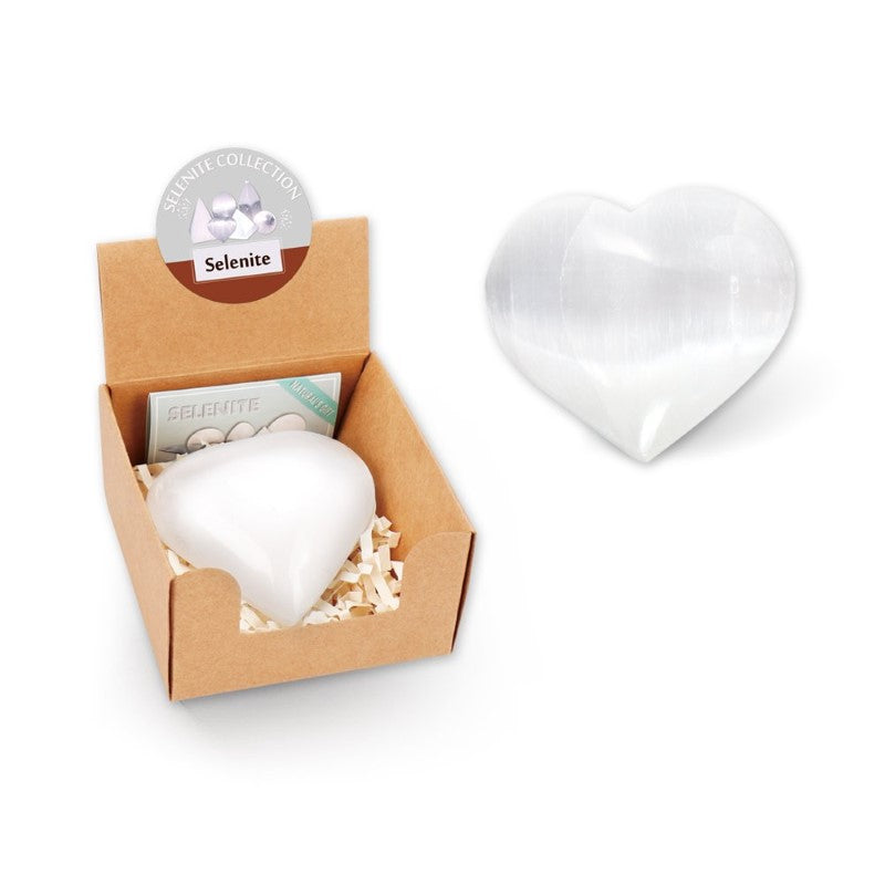 Crystals - Selenite Heart (Box of 18)