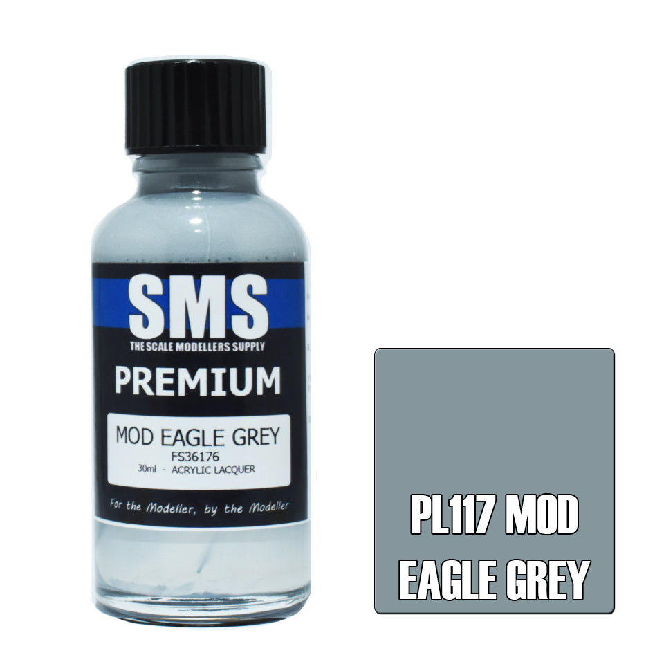 AIR BRUSH PAINT 30ML PREMIUM MOD EAGLE GREY ACRYLIC LACQUER SCALE