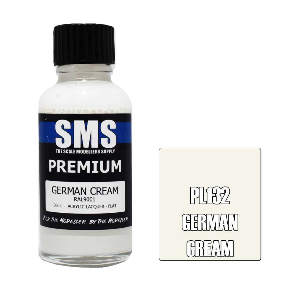 AIR BRUSH PAINT 30ML PREMIUM GERMAN CREAM  ACRYLIC LACQUER SCALE