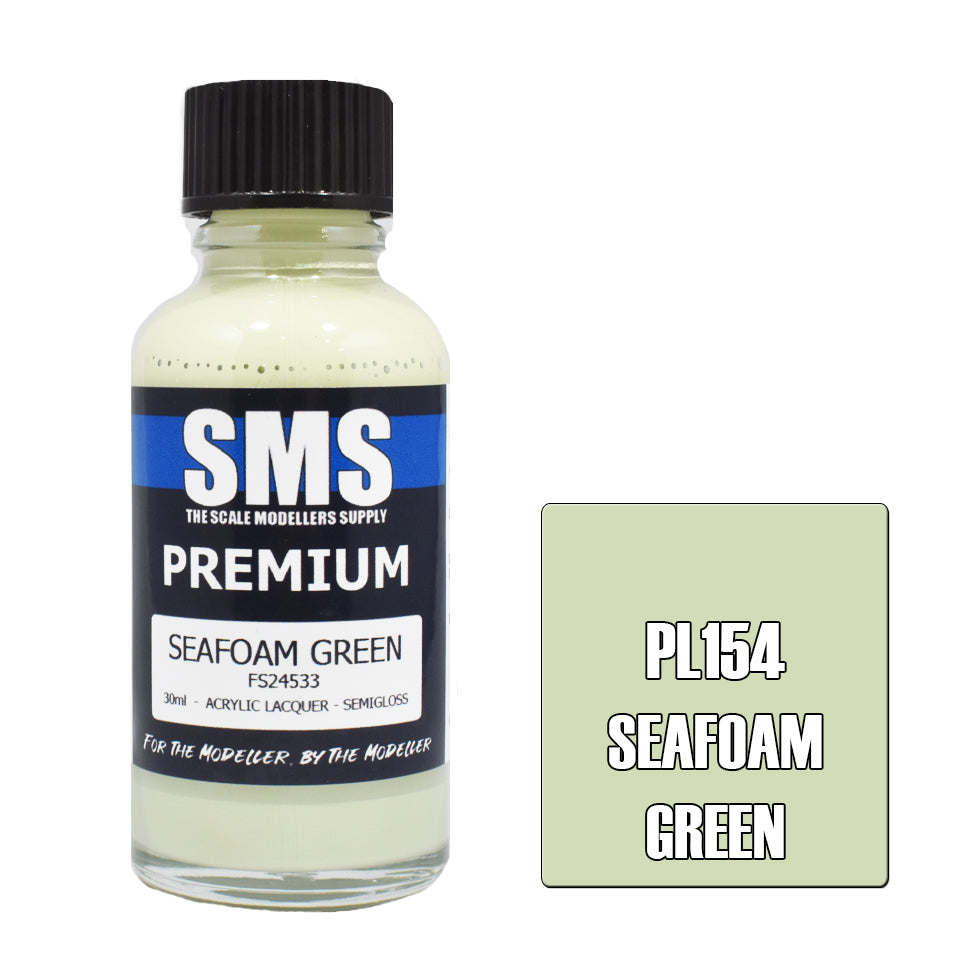 AIR BRUSH PAINT 30ML PREMIUM SEAFOAM GREEN  ACRYLIC LACQUER SCALE