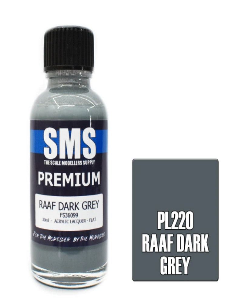 AIR BRUSH PAINT 30ML PREMIUM RAAF DARK GREY ACRYLIC LACQUER SCALE
