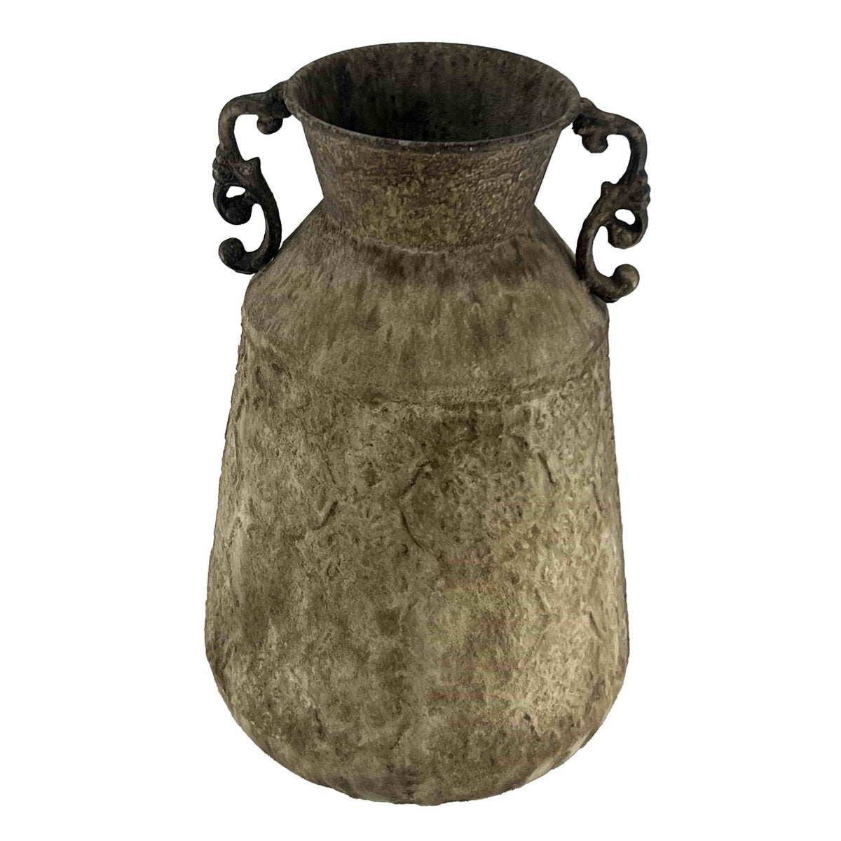 ANTIQUE METAL URN -  210x180x330